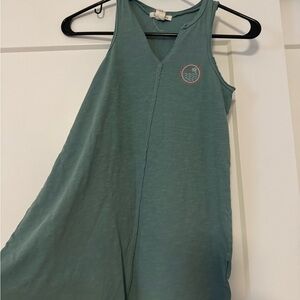 Billabong Teal Sleeveless Dress with logo